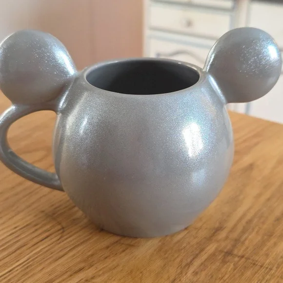 Disney Mickey Mouse SILVER SPARKLE Mug - Picture 2 of 5